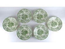 Ironstone Tableware zöld tányérkészlet 6 darab