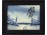 XX. századi művész : Téli táj miniatúra 10 x 13 cm
