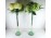 Esküvői virág dekoráció virágcsokor üveg váza pár 100 cm