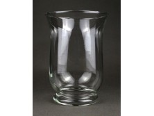 Hibátlan fújt art deco üveg váza 15 cm