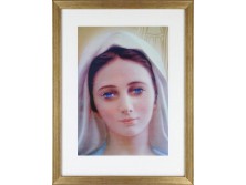 Szűz Mária  kép aranyozott keretben 30 x 23 cm