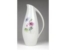 Hollóházi füles porcelán váza 21 cm