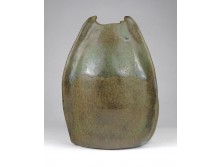 Mid-century jelzett kerámia váza 19.5 cm