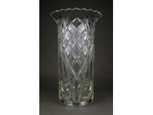 Régi üveg váza virágváza 27.5 cm
