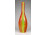 Jelzett iparművészeti csorgatott mázas hatalmas retro kerámia váza 35 cm