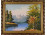 XX. századi festő : Őszi vízparti táj