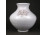 Retro hófehér kerámia váza 18.5 cm