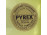 Pyrex Industria Argentina borostyánsárga üveg teáskészlet 6 darab