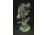 Muránoi foszforeszkáló művészi fújt üveg díszhal 8.5 cm