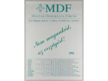 Magyar Demokrata Fórum - Nem magunkért, az országért! 1991