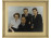 Régi színezett művészi családi fotográfia 42 x 53 cm