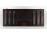 Bőrdíszműves fali kulcstartó 13 x 30 cm