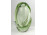 Mid century halványzöld művészi fújt üveg váza 13.5 cm