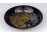 Aranyozott pávadíszes kobaltkék porcelán tányér SOGALUX JAPAN 12.5 cm