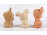 Retro sípolós gumi játék figura 3 darab