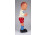Régi mozgatható focista fiú műanyag figura 24.5 cm