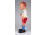 Régi mozgatható focista fiú műanyag figura 24.5 cm
