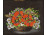 Keretezett pipacsos selyemkép virágcsendélet 31 x 34.5 cm