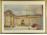 Színes keretezett nyomat Wien Josefplatz 27.5 x 38 cm