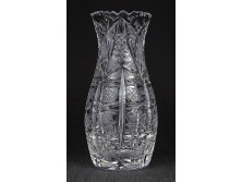 Régi hibátlan kristály váza 14 cm