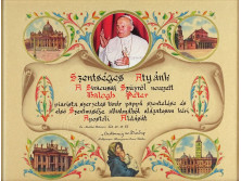 Balogh Péter Vatikáni - apostoli áldás 1985