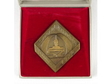 XXVIII. Szegedi ipari vásár 1974 bronz emlékplakett