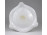 Nagyméretű rózsás porcelán gyertyatartó 23.5 cm