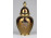 Jelzett aranyszínű kisméretű porcelán váza urnaváza 13 cm