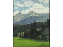 XX. századi festő : Bélai havasok tátra hegység