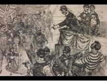 Ismeretlen jelzett rézkarc 1890 május