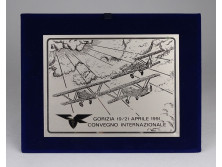 AECI - Aero Club Italia Gorizia 1991 repülős plakett dobozában
