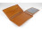 Régi használatlan barna bőr tárca pénztárca brifkó 10 x 15.5 cm