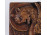Split székesegyház kórusszék faragás kópia gipsz táblán 12 x 12.5 cm