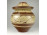 Régi nagyméretű tradicionális kínai fedeles cserép edény 26 cm