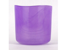 Modern fújt üveg rózsaszín pohár