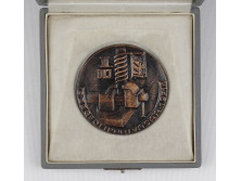 Szegedi ipari vásár III. díj 1971 bronz emlékplakett