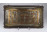 Régi fáraó díszes egyiptomi tálca falidísz 19 x 32 cm