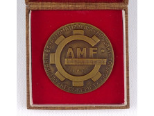 Régi GAMF bronz plakett emlékplakett 1964