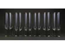 Formatervezett hibátlan üveg pohár készlet 6 darab
