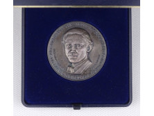 Theodor Svedberg (1884-1971) ezüst emlékplakett 
