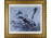 Swarovski vadász téma színes pasztell keretezett vadkacsák nyomat 48 x 54 cm