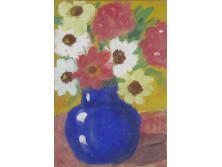 Péczely György : Asztali virágcsendélet 1936