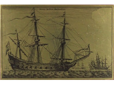 Holland hadihajó falikép 29.5 x 40 cm