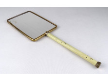 Art deco kézi tükör piperetükör 10 x 31.5 cm