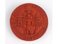Sigillum Civium Praoensium kerámia pecsét AD 1257