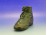 Antik valódi bőr kiscipő bronzba mártva