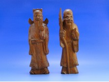 Faragott fa kínai bölcsek párban