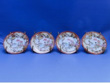 Régi japán porcelán tányér készlet 4 db