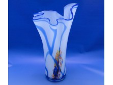 Régi művészi fújtüveg váza