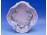 Antik LIPPERT & HAAS rózsaszín porcelán tál